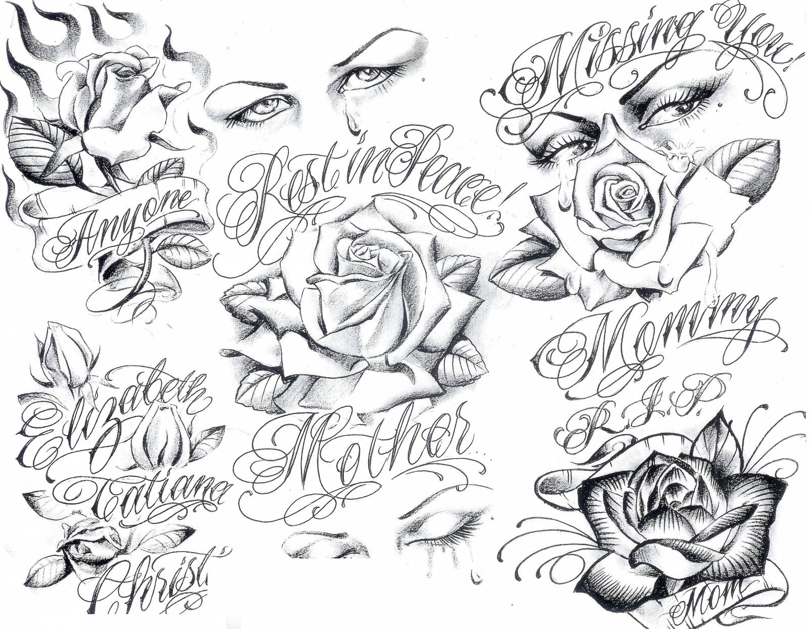 Chicano Lettering Alphabet Cursive | Free Pictures Finder